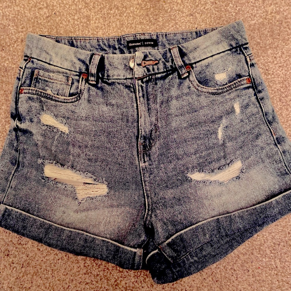 BlueNotes High Waist denim shorts. Size 1. Very soft denim and comfortable.